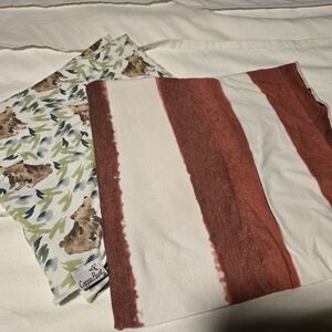 2 Pack - Copper Pearl Knit Swaddle Blankets - Like New